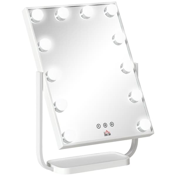 Rootz Hollywood LED -meikkipeili - Vanity Mirror - Kauneuspeili - Kosketusnäyttöä koskevat säätimet - 32,8 cm x 11cm x 47,4 cm