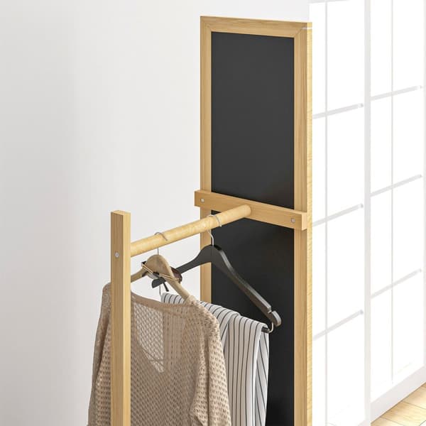Rootz Standing Mirror on Wheels - Mobile Reflector - Rolling Mirror - Multifunktionel opbevaring - 35,5W x 49,5d x 167,8h cm
