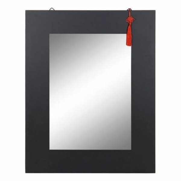 DKD Heminredning Orientalisk väggspegel Gran Svart (70 x 2 x 90 cm) - 8424001700714