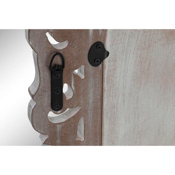 Väggspegel i glas trä MDF DKD Home Decor