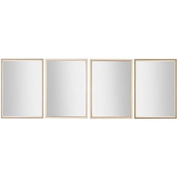 Väggspeglar - HOME ESPRIT - Set om 4 - Polystyren - Flerfärgad - 70 x 97 cm