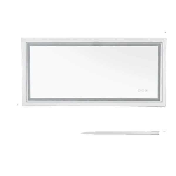 LED Badrumsspegel, Justerbar Ljusstyrka, Duggfri Funktion,1050x500MM