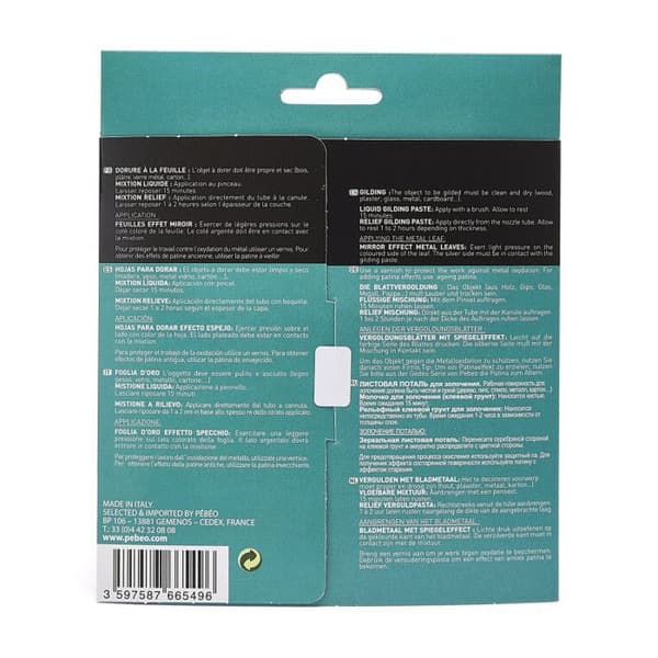 Spegelblad - Gédéo - Guld - 12-pack - Metall - Inomhus