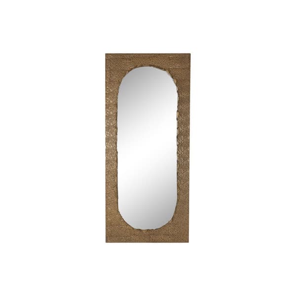 Seinäpeili Home ESPRIT Kullattu Metalli 80 x 6 x 180 cm