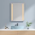 Miniatyrbild 2 av 6: EMKE Badrumsspegel med Belysning, 600x800 mm, LED Badrumsspegel, Mekanisk Brytare, Immafri, 2 Ljusfärger, Minnesfunktion, IP44, Horisontell/Vertikal