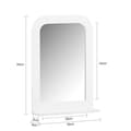 Miniatyrbild 3 av 6: Rootz Wall Mirror Shelf - Badrumshylla - Förvaringsställ - Tidlös design - 38x54x9cm