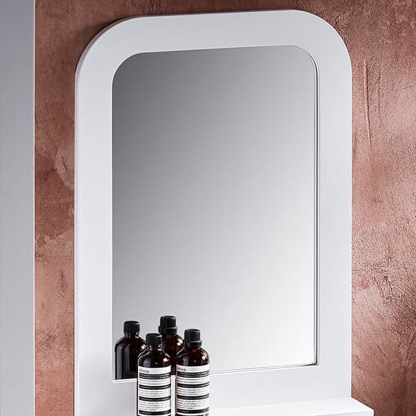 Rootz Wall Mirror Shelf - Badrumshylla - Förvaringsställ - Tidlös design - 38x54x9cm