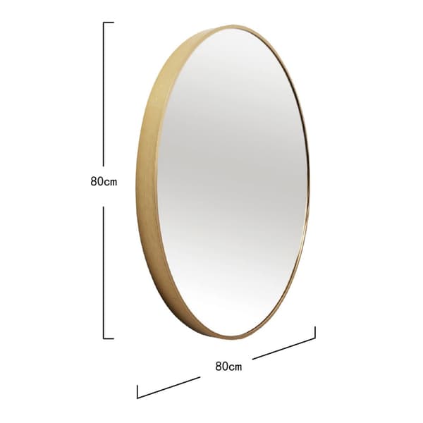 Spegel | ELORA | runt guld | 80x80cm | 872018