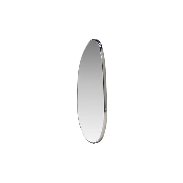 Borgholm spegel silverfärgad.
