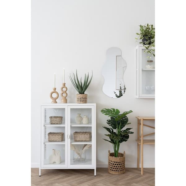 Rootz palermo spegel - dekorativ spegel - modern spegel - unik form - helt monterad - 40 cm x 80 cm x 0,5 cm