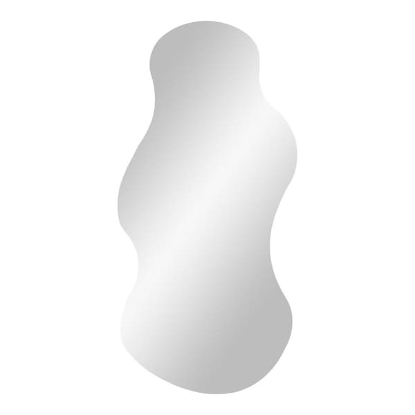 Rootz Palermo Mirror - koristeellinen peili - moderni peili - ainutlaatuinen muoto - täysin koottu - 40 cm x 80 cm x 0,5 cm
