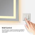 Miniatyrbild 5 av 10: EMKE LED Badrumsspegel, 100x60 cm, Touch, 3 Ljusfärger 3000/4000/6500K, Dimmbar, Immafri, Minnesfunktion, Energieffektiv, IP44