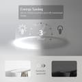 Miniatyrbild 8 av 10: EMKE LED Badrumsspegel, 100x60 cm, Touch, 3 Ljusfärger 3000/4000/6500K, Dimmbar, Immafri, Minnesfunktion, Energieffektiv, IP44