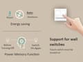 Miniatyrbild 7 av 9: EMKE Rund Badrumsspegel Ø60cm - LED, dimbar, anti-immare, horisontell, IP44-certifierad