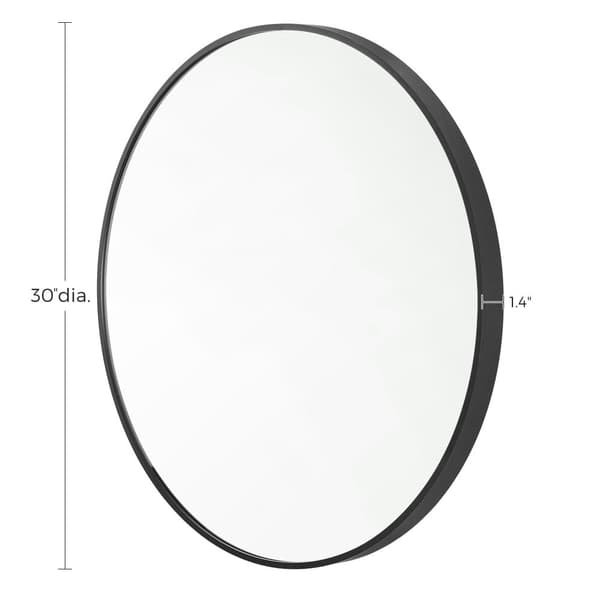 Väggsspegel, SONGMICS, 61 cm, Svart