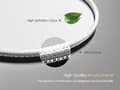 Miniatyrbild 6 av 10: EMKE Rund LED-spegel Ø60cm - Touch, anti-immare, justerbar ljus, dimbar, IP44