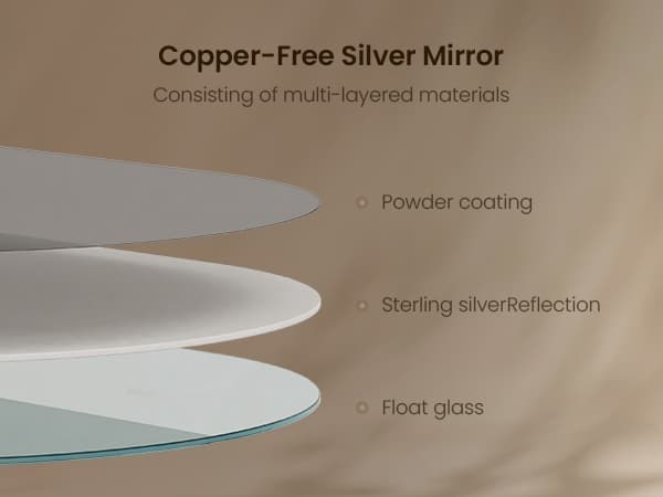 EMKE Rundt Spejl 45x60 cm - Sort aluminiumsramme, perfekt til badeværelse og stue