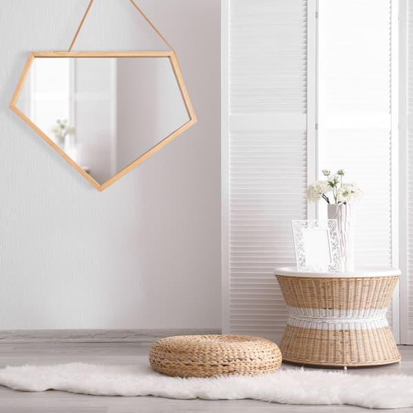 VÆG SPEJL REA YMJZ20216 49CM BEIGE