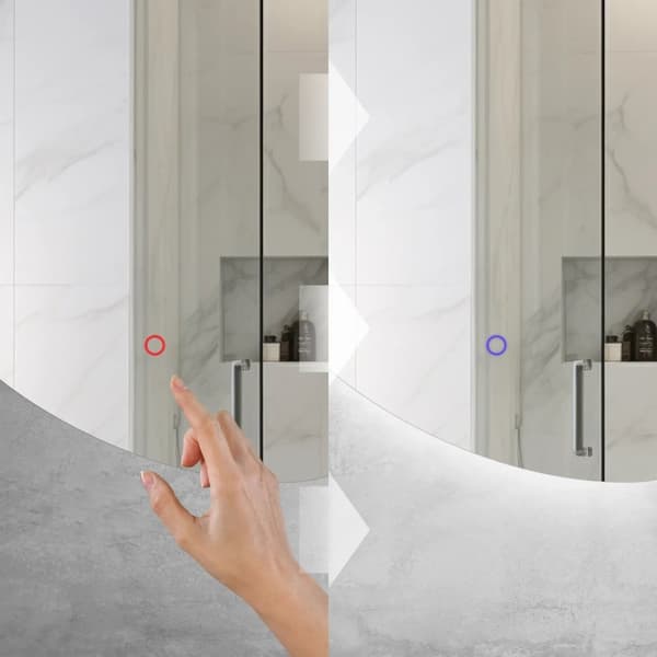 VÆG SPEJL REA LED YH-3360 120X60 TRANSPARENT
