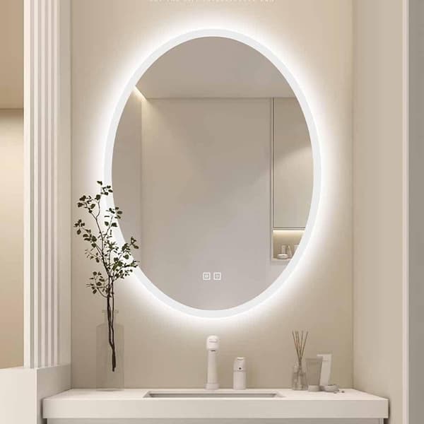 VÆG SPEJL REA LED WWA 60X80CM CHROME