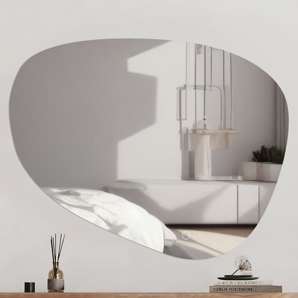 VÆG SPEJL REA LED YH-3343 75X73 TRANSPARENT