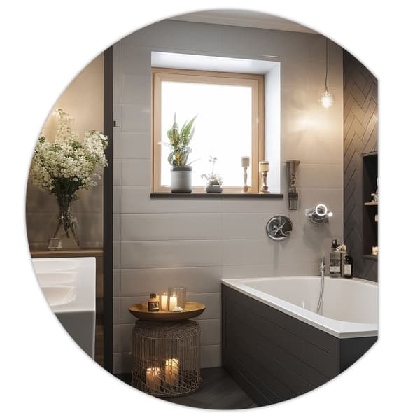 VÆG SPEJL REA LED YH-3355 80X70CM TRANSPARENT