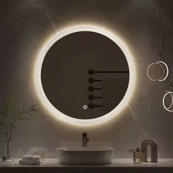 VÆG SPEJL REA LED YH-3563 60CM TRANSPARENT