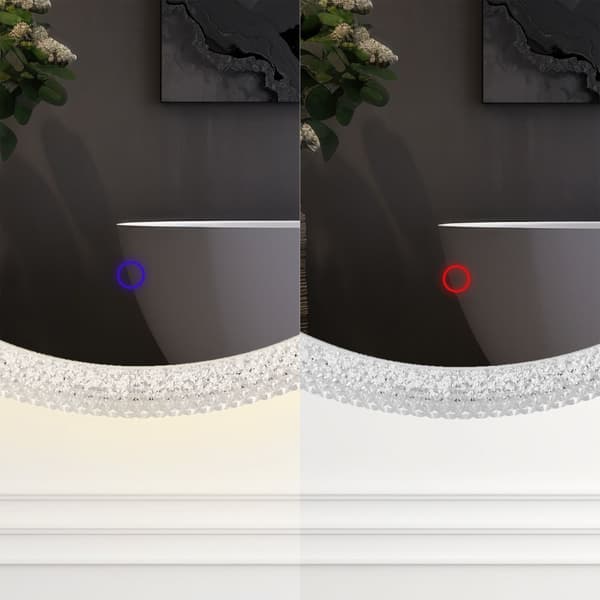 VÆG SPEJL REA LED YH-3563 60CM TRANSPARENT
