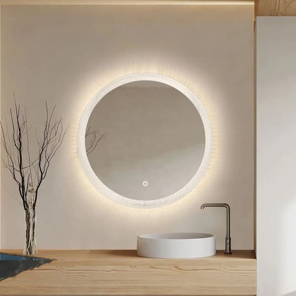 VÆG SPEJL REA LED YH-3563 60CM TRANSPARENT