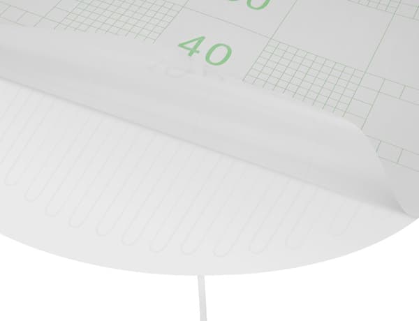 Värmematta under spegeln - diameter 40cm