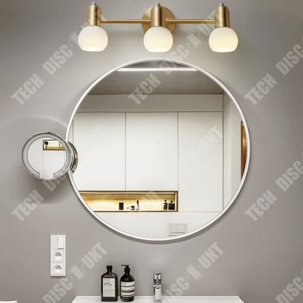 TD® Frontspegelljus nordic led helkoppar badrumsspegelskåp vägglampa smink sminkbord