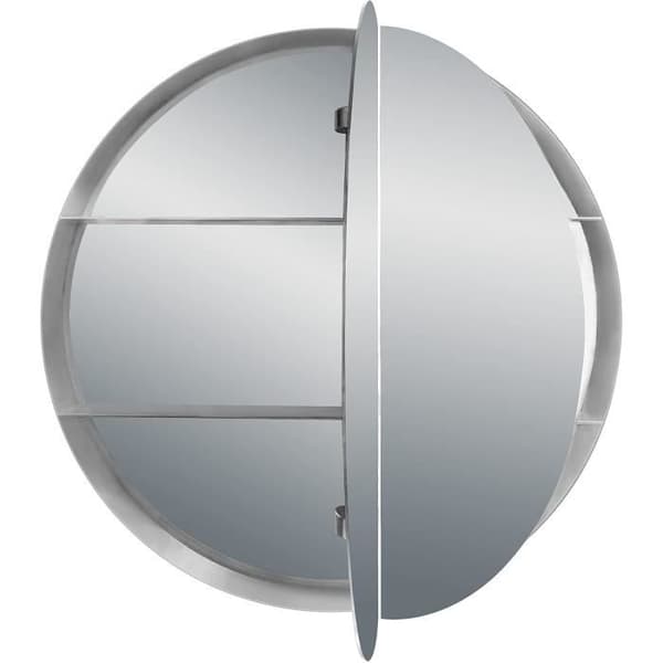 Rund spegelgarderob TALOS med 60 cm i diameter