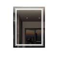 Miniatyrbild 1 av 2: Wisfor LED-badrumsspegel, dimbar belysning, anti-dim-funktion,28x20 tum