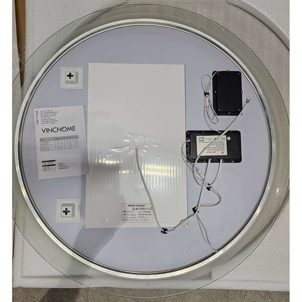 LED-peili, jossa Wi-Fi-säätiedot ja huurteenpoisto Navarre 90 cm