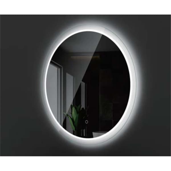 LED-peili, jossa Wi-Fi-säätiedot ja huurteenpoisto Navarre 90 cm
