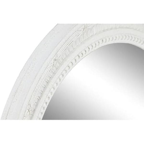 Väggspegel - HOME ESPRIT - Flerfärgad - Rund - Trä - 66x66 cm