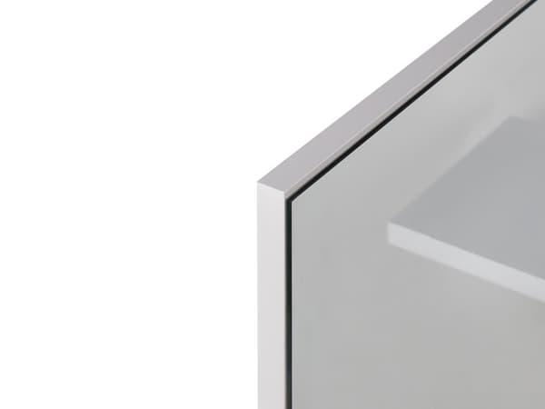 Veggspeil med hyller Hvit Sponplate Moderne design Baderom Oppbevaring