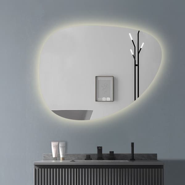 VÆG SPEJL REA LED H142 86X63CM TRANSPARENT