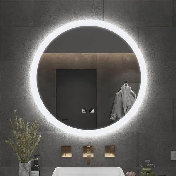 VÆG SPEJL REA LED H108 60X60CM CHROME