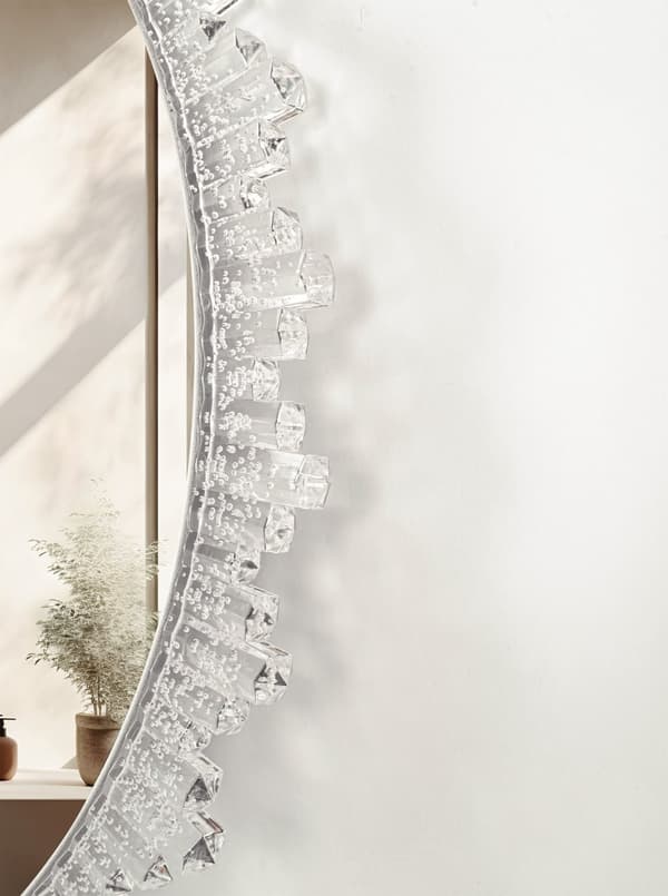 VÄGGSPIEGEL REA LED X013 80X80 TRANSPARENT