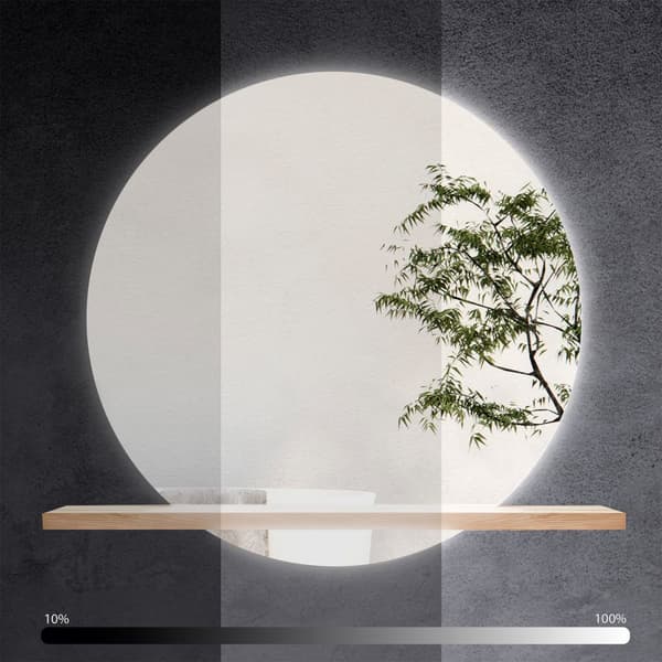 SEINÄPEILI REA LED 102 60X60CM TRANSPARENT
