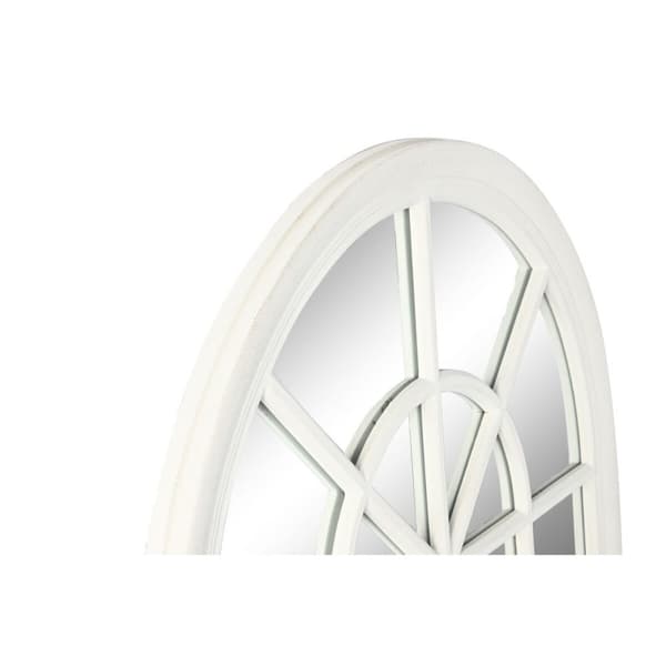 Väggspegel Home ESPRIT Vit Fönster 80 x 3,5 x 140 cm