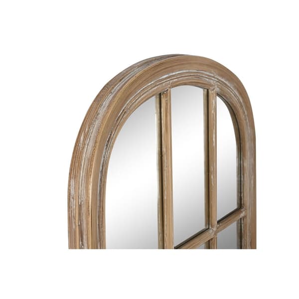 Vægspejl Home ESPRIT Natur Vindue Afklædt 70,5 x 4 x 170,5 cm