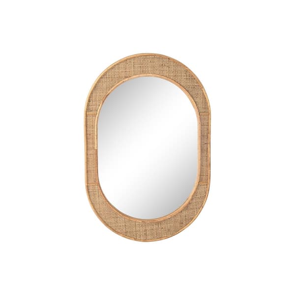 Väggspegel Home ESPRIT Naturell Scandi 51,5 x 2 x 77 cm
