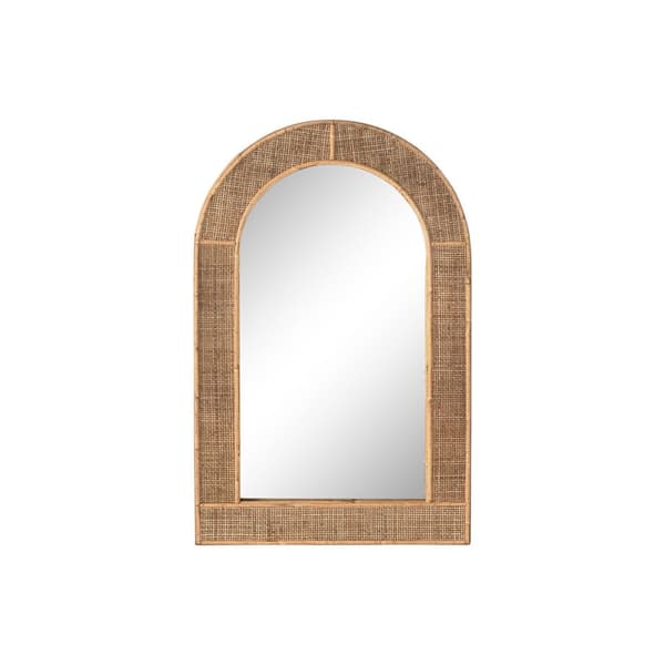 Väggspegel Home ESPRIT Naturell Scandi 60 x 2 x 94,5 cm