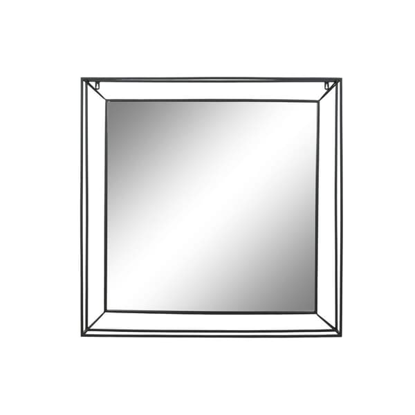 Veggspeil Home ESPRIT Svart Vintage 90 x 10 x 90 cm