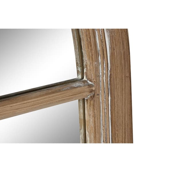 Veggspeil Home ESPRIT Naturell Vindu Strippet ned 80 x 3,5 x 140 cm