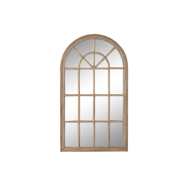 Veggspeil Home ESPRIT Naturell Vindu Strippet ned 80 x 3,5 x 140 cm