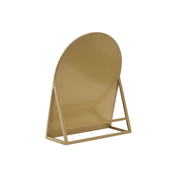 Veggspeil Home ESPRIT Gyllen Krystall Jern 20 x 8,5 x 25 cm