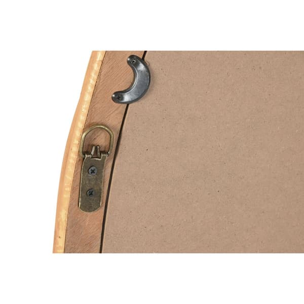 Seinäpeili Home ESPRIT Luonnollinen Alpino 61,5 x 3 x 95 cm